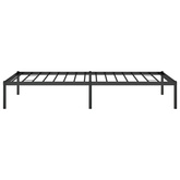 Metalowa rama łóżka, czarna, 90x190 cm