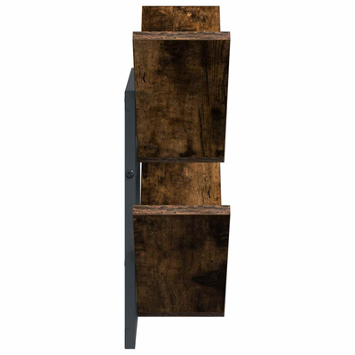 Półka wisząca 2 szt. Dąb wędzony 43 x 15 x 47 cm