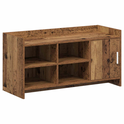 Szafka na buty z drzwiami Stare drewno 100 x 39,5 x 51 cm