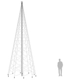 vidaXL Choinka z kołkiem gruntowym, 3000 kolorowych LED, 800 cm