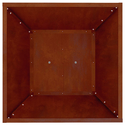 Donica słupowa Srebrny 40 x 40 x 100 cm