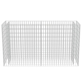 vidaXL Podwyższona donica gabionowa, galwanizowana stal, 180x50x100 cm