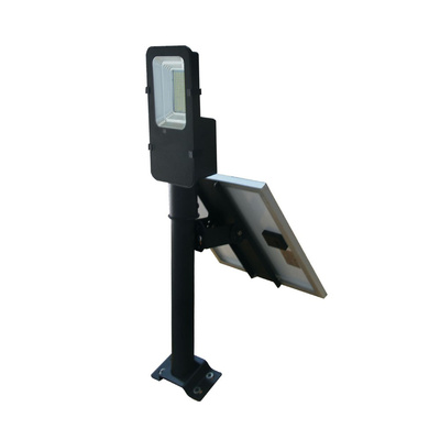 50W Solarna lampa uliczna / Barwa:4000K / Obudowa: Czarna