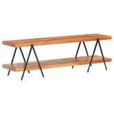 vidaXL Szafka pod TV, 160 x 40 x 50 cm, lite drewno akacjowe