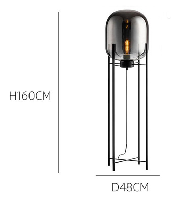 LAMPA STOJĄCA 160CM DYMIONY KLOSZ ADANI AD152