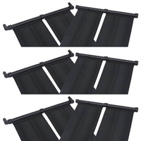 Panele solarne do podgrzewania basenu, 6 szt., 80x310 cm