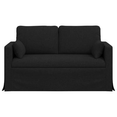 Sofa Czarny 139 x 78 x 80 cm tkanina