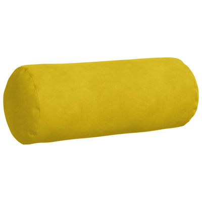 Poduszki Wałkowe 2 pcs Żółty ? 15 x 40 cm Tkanina sztruksowa