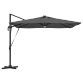 Parasol Roma Antracyt 286 x 284 x 270 cm Aluminium i Poliester