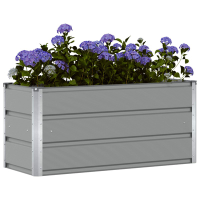 Donica Jasnoszary 100 x 40 x 45 cm Stal