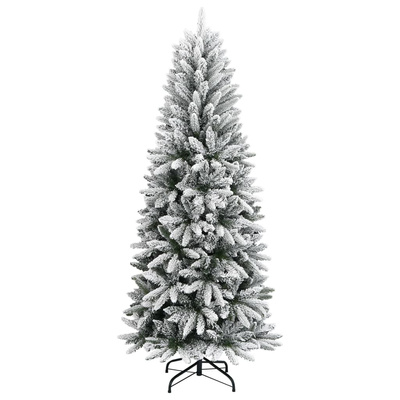 Sztuczna choinka pokryta śniegiem, 240 cm, PVC i PE
