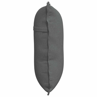 Poduszka na plecy Ciemnoszary 60 x 19 x 50 cm tkanina