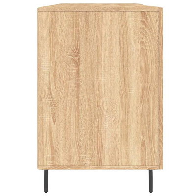 vidaXL Biurko, dąb sonoma, 140x50x75 cm, materiał drewnopochodny wariant 7