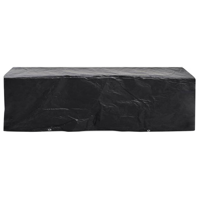 vidaXL Pokrowce na leżak ogrodowy, 2 szt., 8 oczek, 218 x 77 x 55 cm