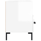 vidaXL Szafka pod TV, biała, wysoki połysk, 80x36x50 cm model standard