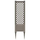 Trellis z gwoździem Szary 43 x 6 x 165 cm PP
