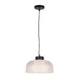 Lampa wisząca 27cm szklana/czarny kabel Liverpool Ledea 50101286