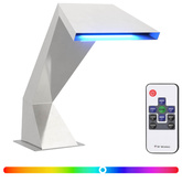 Wodospad do basenu z RGB LED-ami Stal nierdzewna srebrny