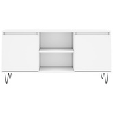 Szafka pod TV, biała, 104x35x50 cm, materiał drewnopochodny vidaXL