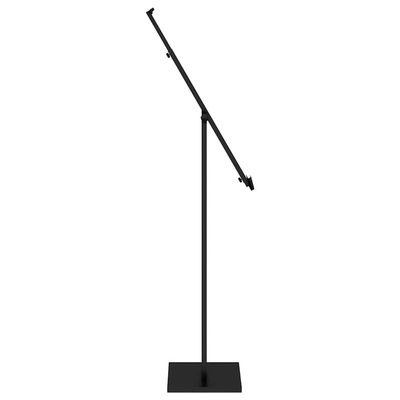 Stoiska na targi Czarny 26,5 x 26,5 x 150 cm Stal