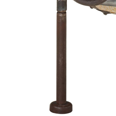 vidaXL Kolorowe palenisko rustykalne, Ø 60 cm, żelazne