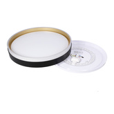 Florida lampa sufitowa plafon biały + złoty + czarny 24w led 38 cm klosz biały