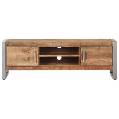 vidaXL Szafka pod TV, 120x30x40 cm, surowe drewno mango wariant 4