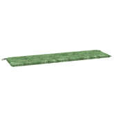 Poduszka na ławkę Materiał Oxford Wzór liścia 150 x 50 x 3 cm
