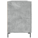 vidaXL Biurko, szarość betonu, 140x50x75 cm, materiał drewnopochodny