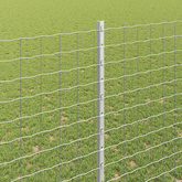 Wbudowany słupek ogrodzeniowy 5 szt. srebrny 200 cm