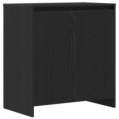 Komoda Czarny Dąb 70x41x75 cm Drewno klejone