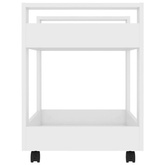 vidaXL Szafka pod biurko, biała, 60x45x60 cm, materiał drewnopochodny