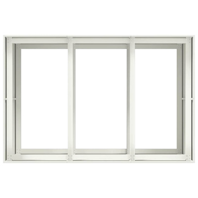 Doniczka Biała 120x80x80 cm Stal