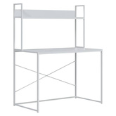 vidaXL Biurko komputerowe, białe 110x60x138 cm materiał drewnopochodny