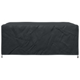 Pokrowiec na meble Gładki Czarny 220 x 190 x 85 cm 210D