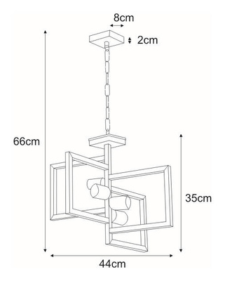 Lampa wisząca K-4036 z serii LAVAYA