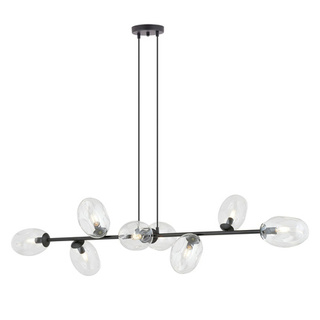 Lampa wisząca PANDORA 8 BL TRANSPARENT