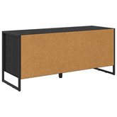Szafka na buty z przechowywaniem Czarny Dąb 100 x 35 x 44 cm