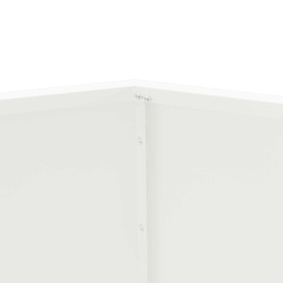 Donica Biały 75 x 75 x 60 cm Stal