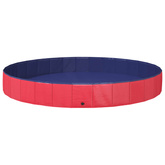 Basen dla Psów Ø300 x 38 cm Gruby PVC czerwony