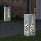Słoneczna LED lampa na ścieżkę 2 pcs Biały