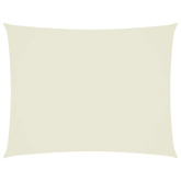 Prostokątny żagiel ogrodowy, tkanina Oxford, 3x6 m, kremowy