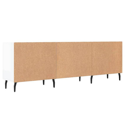 vidaXL Szafka pod TV, wysoki połysk, biała, 150x30x50 cm model standard