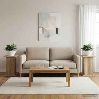 Stojak na rośliny 2 pcs dąb Sonoma 30,5 x 30 x 43 cm