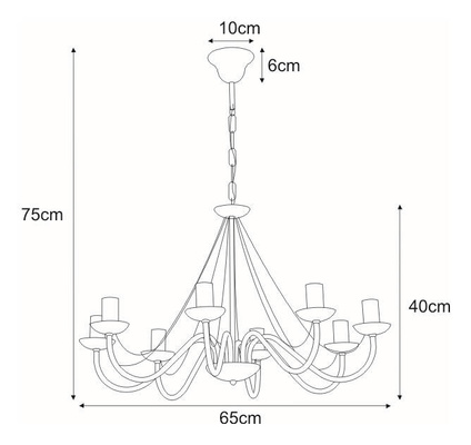 Lampa wisząca K-3997 z serii BARTEZ II