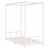vidaXL Rama łóżka dla dzieci, biała, 90x200 cm, drewno sosnowe model standard