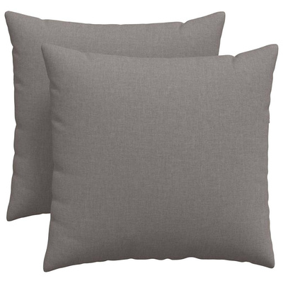 Poduszki na sofę 2 pcs Ciemnoszary 50 x 50 cm tkanina