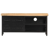 vidaXL Szafka pod TV, 90x30x41 cm, surowe drewno mango