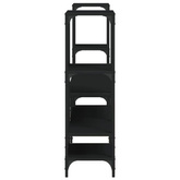 vidaXL Szafka pod TV, czarna, 206,5x28,5x95 cm
