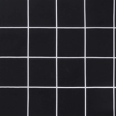 Poduszka na ławkę ogrodową, czarna krata, 120x50x3 cm